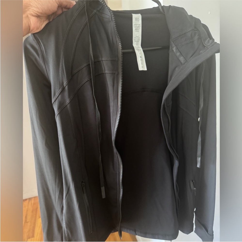 Black Zip-Up Active Hoodie lululemon